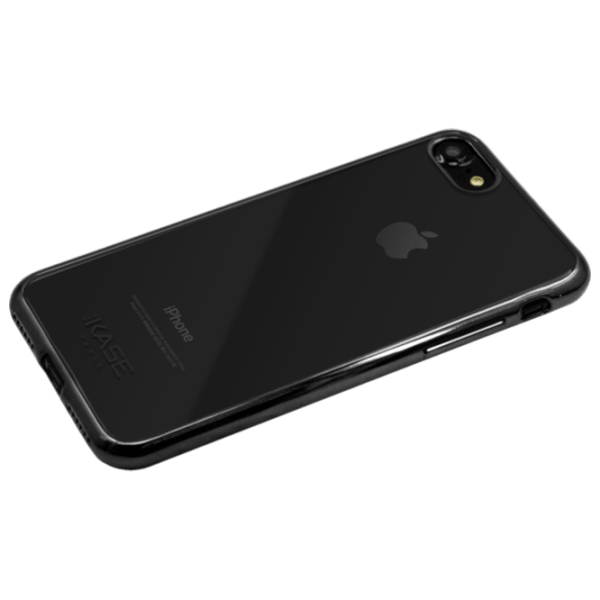 Husă pentru smartphone Apple iPhone 7/ 8/ SE2 ( Coque métallisé) Noir Black THE KASE, TPU, Back photo 3