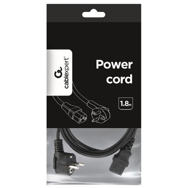 Cablu de alimentare Cablexpert PC-186 Schuko/ C13 Black  photo 4