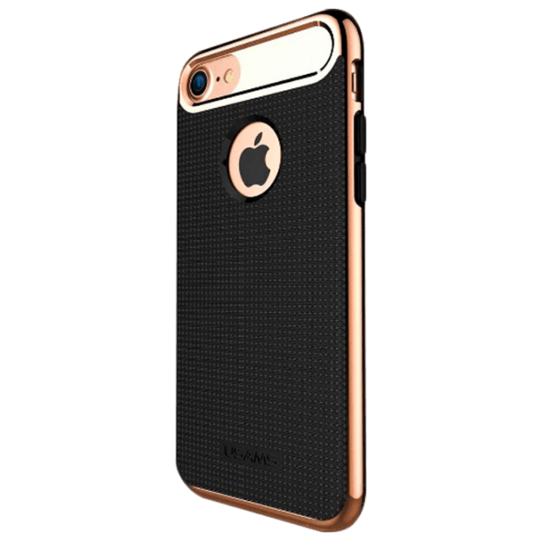 Husă pentru smartphone Apple iPhone 7/ 8/ SE2 (Yogo) Black Gold USAMS, PC, Back photo 1
