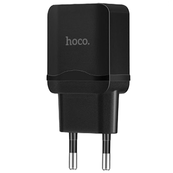 Сетевой адаптер Hoco C22A (18 Вт) Черный 2.4 А / Черный photo 2