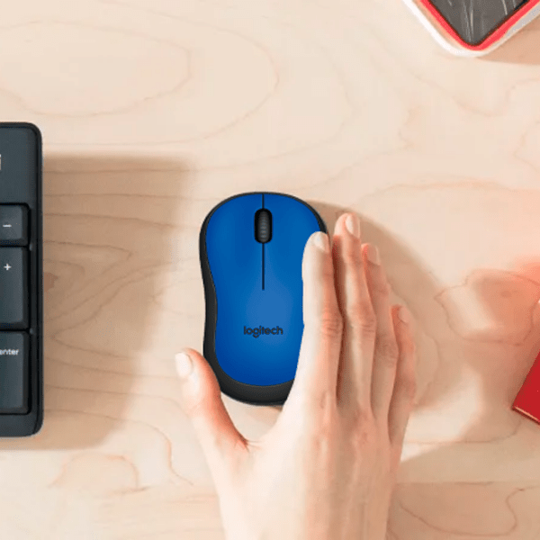 Mouse Logitech M220 Blue Fără fir, 1000 dpi photo 5