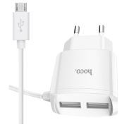 Încărcător de rețea Hoco C59A () White 2.1 A / White