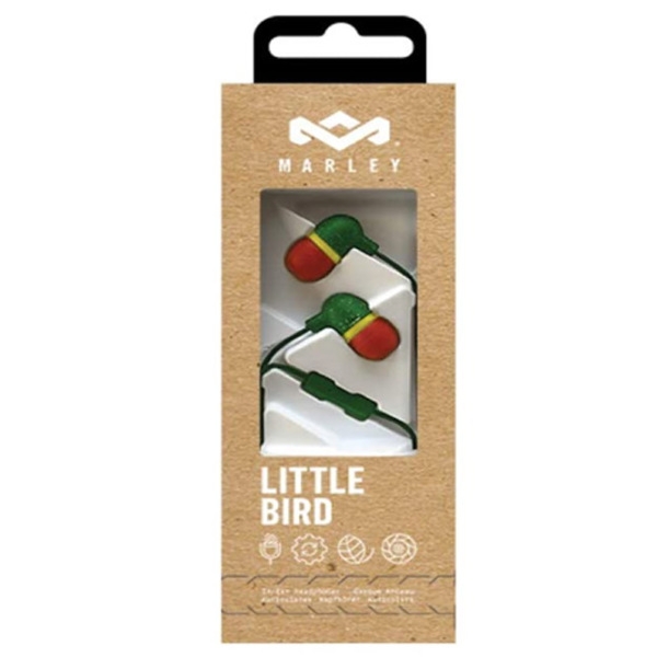 Căști Marley Little Bird Green Cu fir / Personal / In ear photo 4