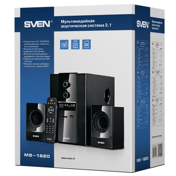 Sistem audio Sven MS-1820 Black  photo 8
