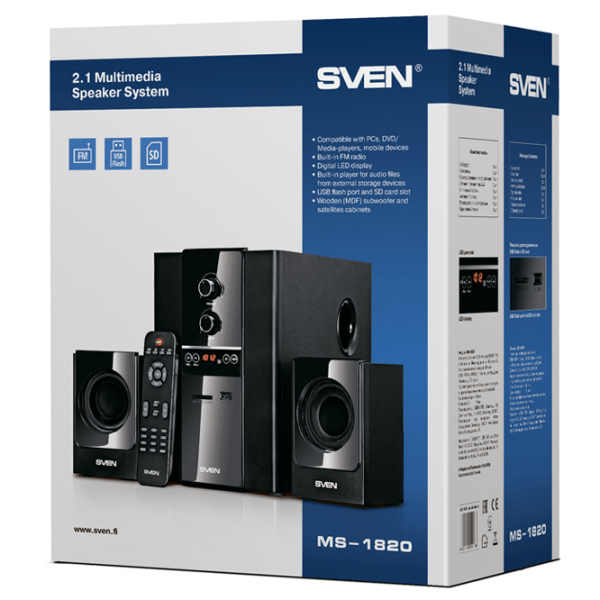 Sistem audio Sven MS-1820 Black  photo 9