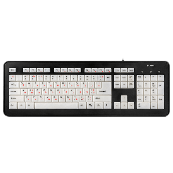 Клавиатура Sven KB-C7300EL Черный Для дома и офиса, Проводная photo 2