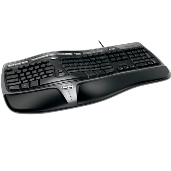 Клавиатура Microsoft Natural Ergonomic 4000 Черный Для дома и офиса, Проводная photo 2