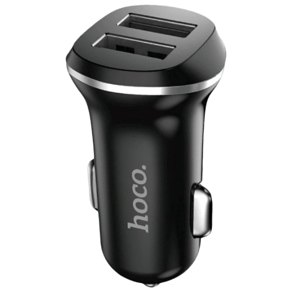 Încărcător auto Hoco Z1 (10 W) Black 2.1 A / Black photo 1