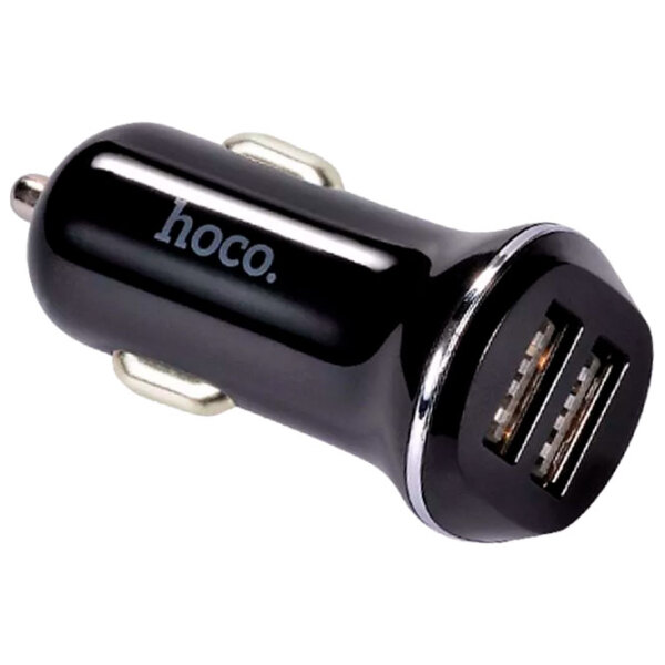 Încărcător auto Hoco Z1 (10 W) Black 2.1 A / Black photo 2