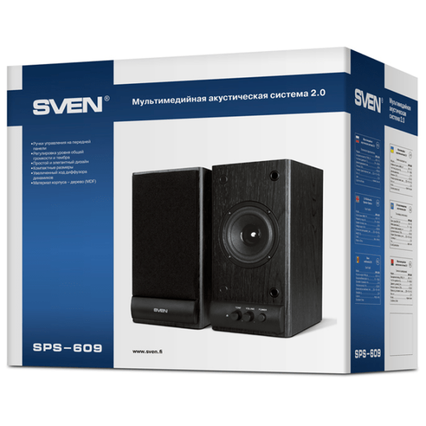 Аудиосистема Sven SPS-609 Черный  photo 3