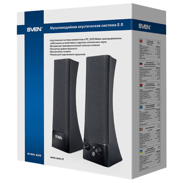 Sistem audio Sven 235 Black  photo 4
