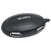 USB Hub Sven HB-401 Черный USB Type-A