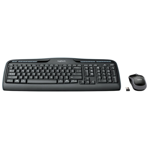 Клавиатура Logitech Desktop MK330 Черный Для дома и офиса, Беспроводные photo 4