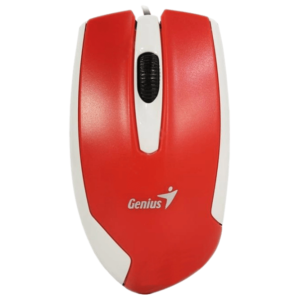 Мышь Genius DX-100X Красный Проводная, 1000 dpi photo 1