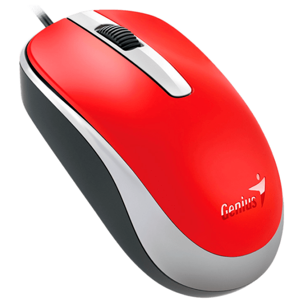 Мышь Genius DX-100X Красный Проводная, 1000 dpi photo 2