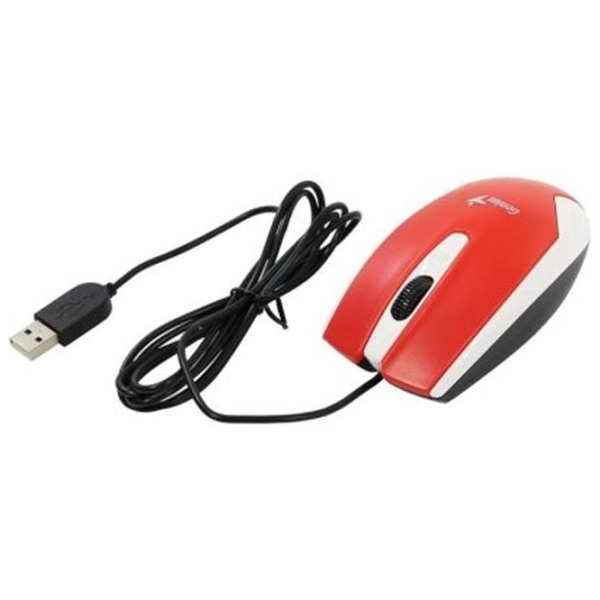 Мышь Genius DX-100X Красный Проводная, 1000 dpi photo 4