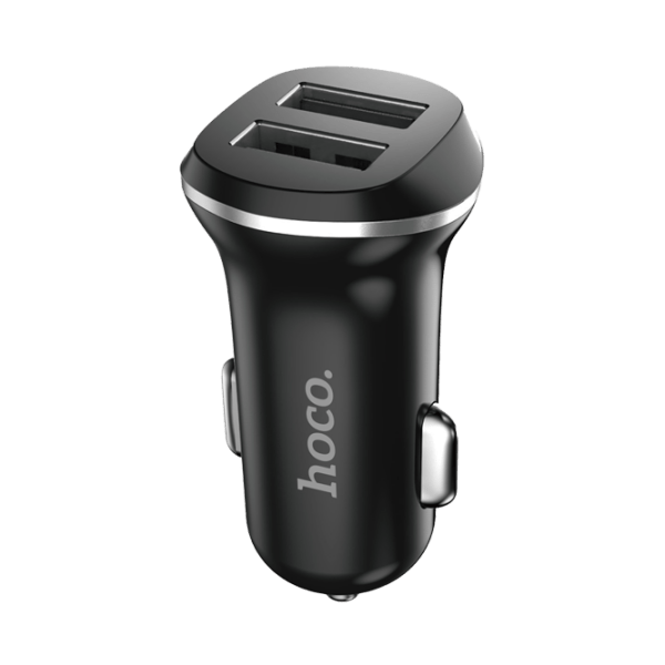 Adapter auto Hoco Z1 (5 W) Black 2.1 A / Black photo 1