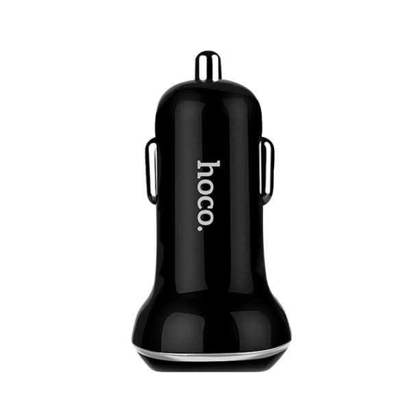 Adapter auto Hoco Z1 (5 W) Black 2.1 A / Black photo 2