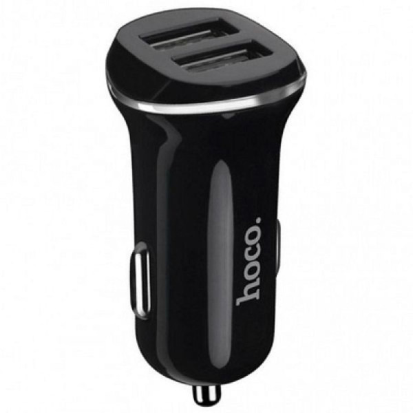 Adapter auto Hoco Z1 (5 W) Black 2.1 A / Black photo 4
