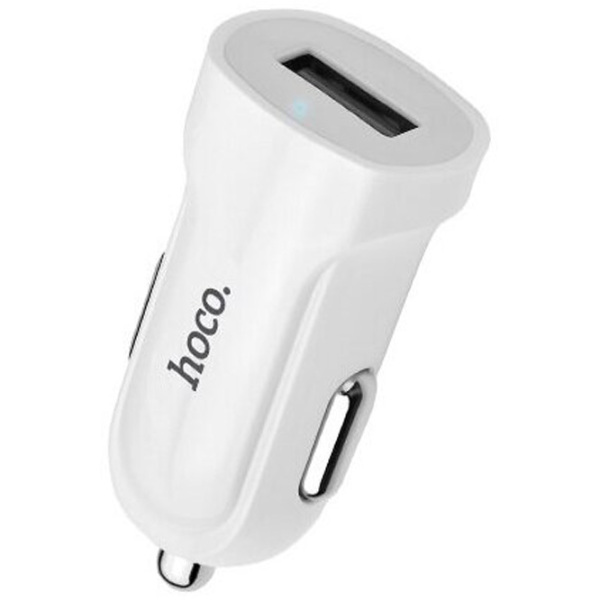 Adapter auto Hoco Z2 (5 W) White 1.5 A / White photo 3