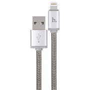 Кабель для телефона Hoco U5 USB Type-A/ Lightning Серебристый 