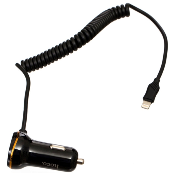 Încărcător auto Hoco Z14 (2.4 W) Black 3.4 A / Black photo 5