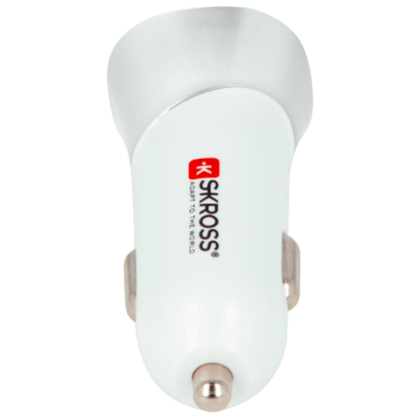 Adapter auto SKross Plus QC () White 3.4 A / White photo 3
