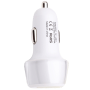 Adapter auto Nillkin Jelly (5 Вт) Белый 2.4 А / Белый