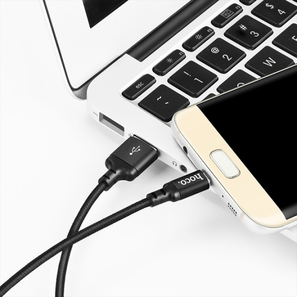 Кабель для телефона Hoco X14 USB Type-A/ USB Type-C Черный  photo 2
