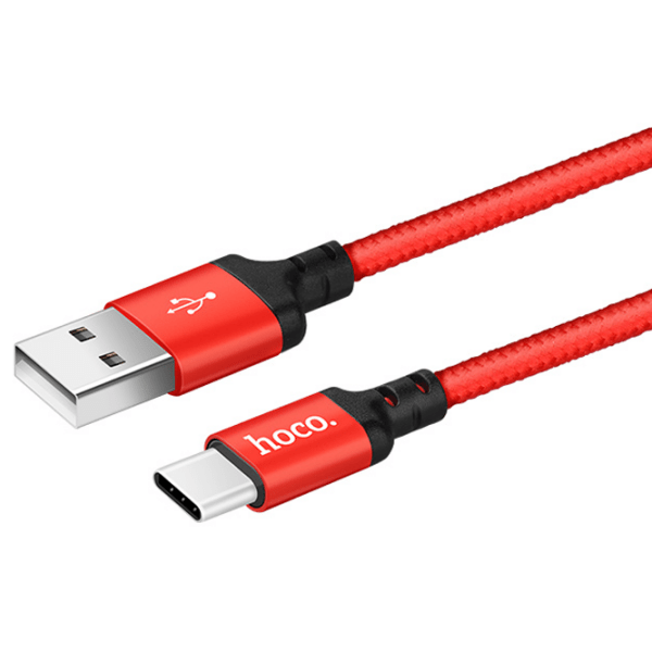 Cablu pentru telefon Hoco X14 USB Type-A/ USB Type-C Red  photo 3