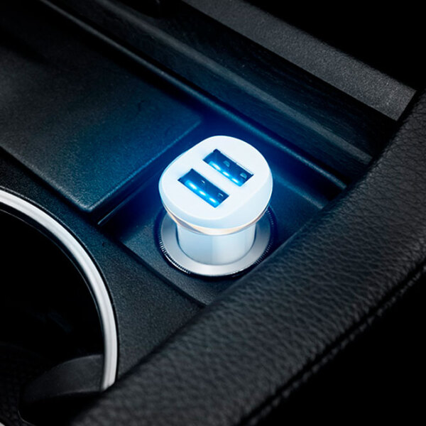 Încărcător auto Hoco Z1 (10 W) White 2.1 A / White photo 4