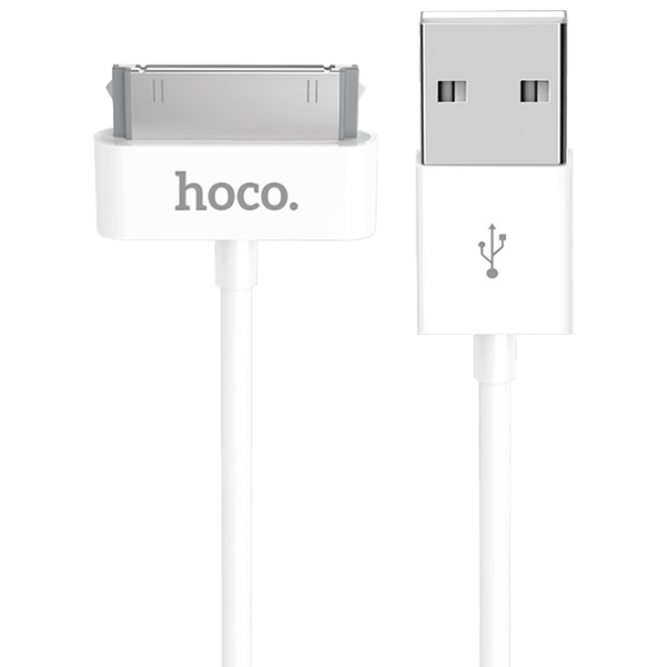 Cablu pentru telefon Hoco X23 USB Type-A/ 30-pin White  photo 1