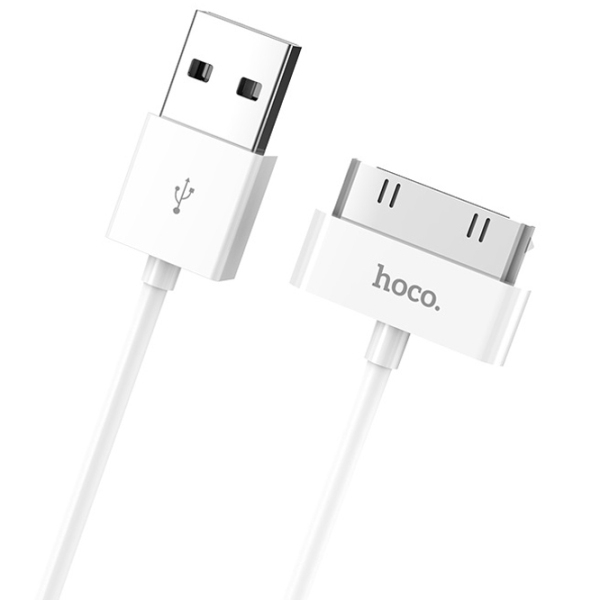 Cablu pentru telefon Hoco X23 USB Type-A/ 30-pin White  photo 2