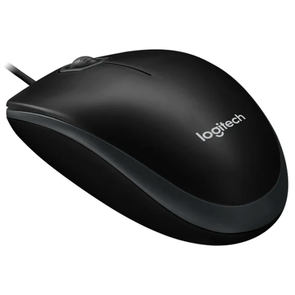 Mouse Logitech B100 Black Cu fir, 800 dpi photo 2