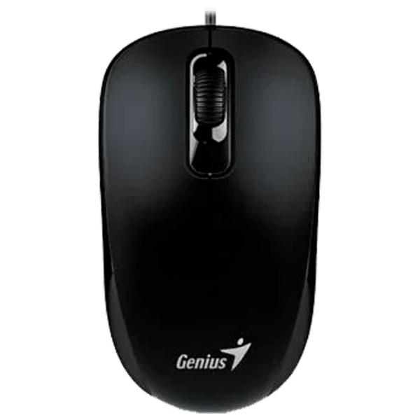 Mouse Genius DX-110 Black Cu fir, 1000 dpi photo 1