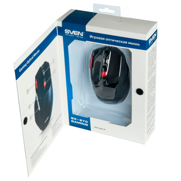 Mouse Sven GX-970 Black Cu fir / 2000 dpi photo 6