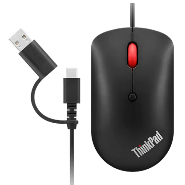 Mouse Lenovo ThinkPad Black Cu fir, 1200 dpi photo 6
