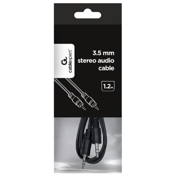 Cablu audio Gembird CCA-404 3.5 mm/ 3.5 mm Black  photo 5