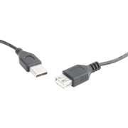 Кабель данных Gembird CC-USB2-AMAF-75CM/ 300 USB Type-A/ USB Type-A Черный 