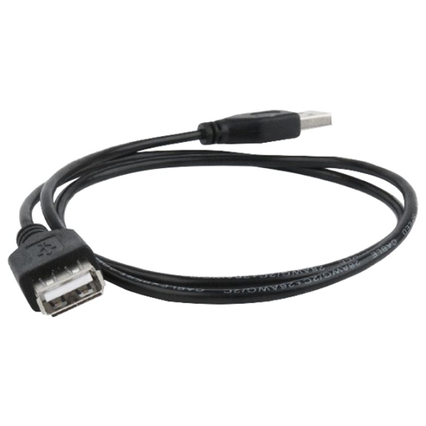 Кабель данных Gembird CC-USB2-AMAF-75CM/ 300 USB Type-A/ USB Type-A Черный  photo 3