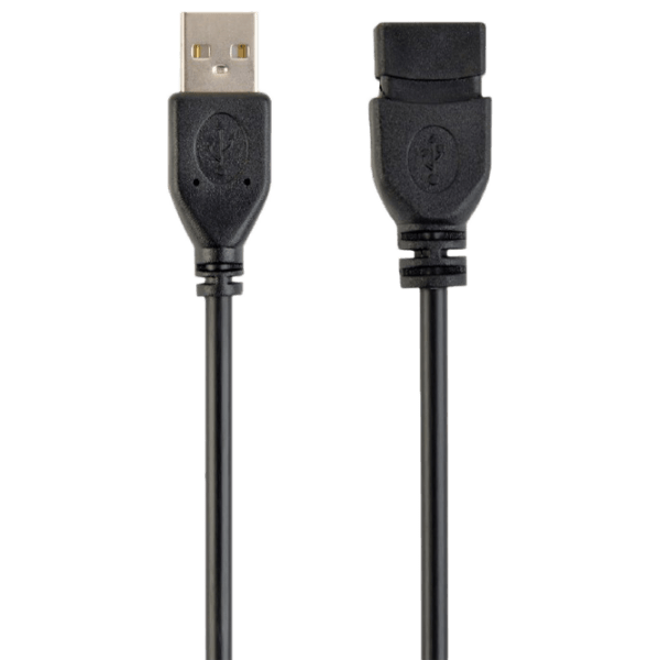 Cablu de date Gembird CCP-USB2-AMAF-6 USB Type-A/ USB Type-A Black  photo 1