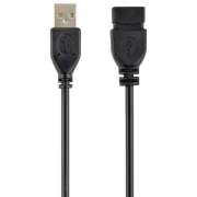 Cablu de date Gembird CCP-USB2-AMAF-6 USB Type-A/ USB Type-A Black 