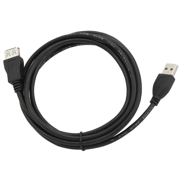 Cablu de date Gembird CCP-USB2-AMAF-6 USB Type-A/ USB Type-A Black  photo 2