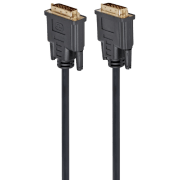 Cablu video Cablexpert CC-DVI2-BK-10 DVI/ DVI Black 