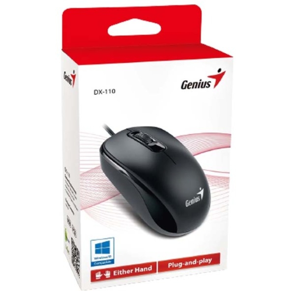 Mouse Genius DX-110 Black Cu fir, 1000 dpi photo 4