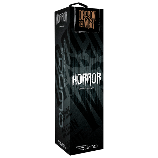 Covoraș pentru mouse Qumo Horror Gray Black 280 x 230 x 3 mm photo 3