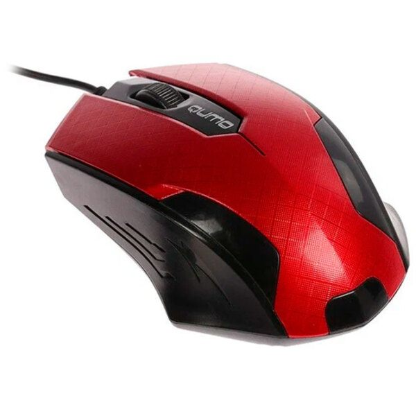 Mouse Qumo M14 Red Cu fir, 1000 dpi photo 3