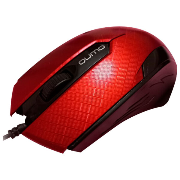 Mouse Qumo M14 Red Cu fir, 1000 dpi photo 4
