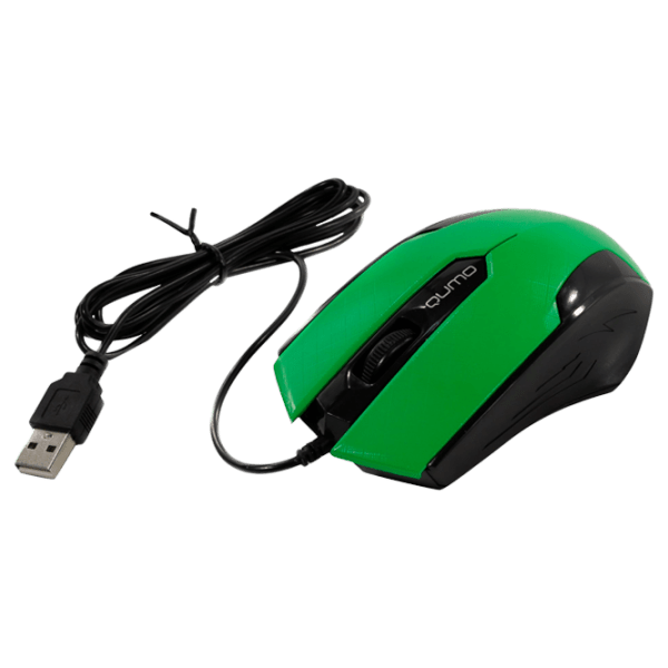 Mouse Qumo M14 Green Cu fir, 1000 dpi photo 3