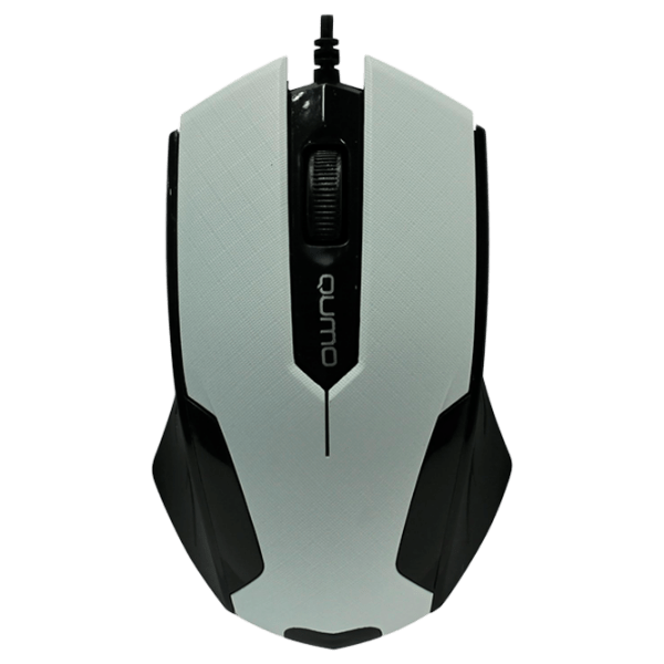 Мышь Qumo M14 Белый Проводная, 1000 dpi photo 1